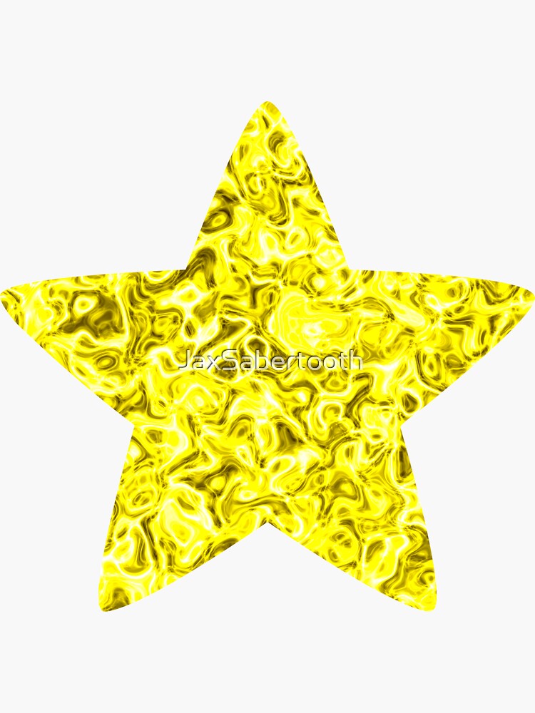 Vinyl Sticker: Neon Glitter Star Vinyl Sticker: Neon Glitter Star