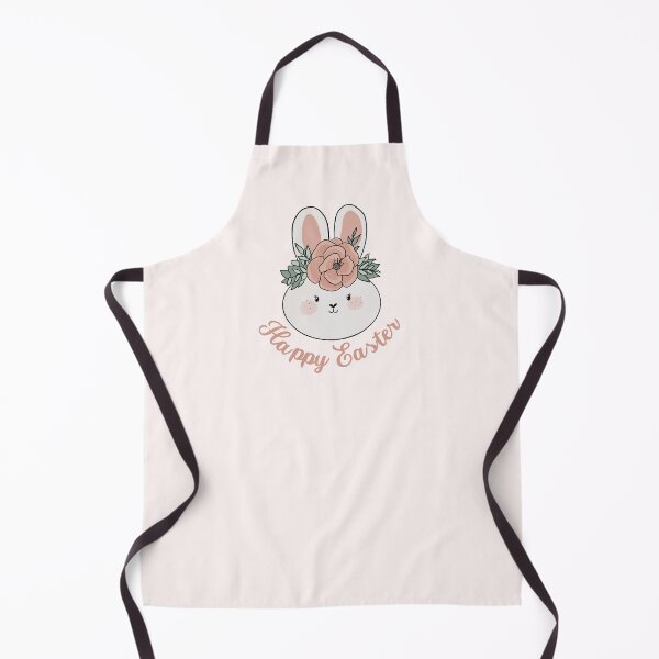 Item preview, Happy Easter cute easter bunny with a flower crown designed and sold by Yarafantasyart.
