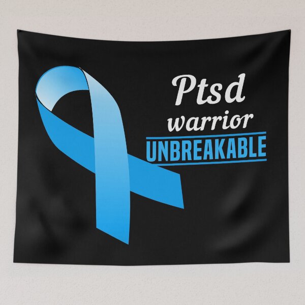 Item preview, PTSD Warrior PTSD Awareness designed and sold by Color-Sparkle.