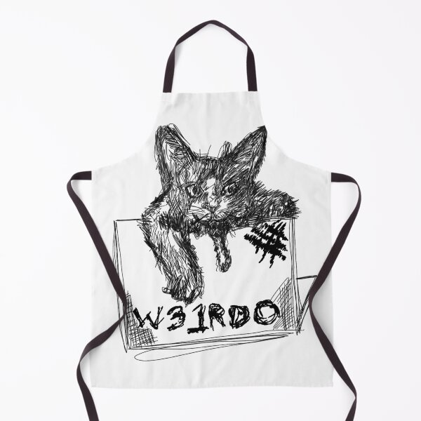 Item preview, Whimsical Feline Illustration for Cat Lovers and Tech Geeks  designed and sold by VtheArtist.