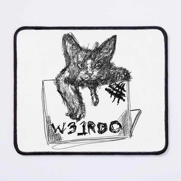 Item preview, Whimsical Feline Illustration for Cat Lovers and Tech Geeks designed and sold by VtheArtist.