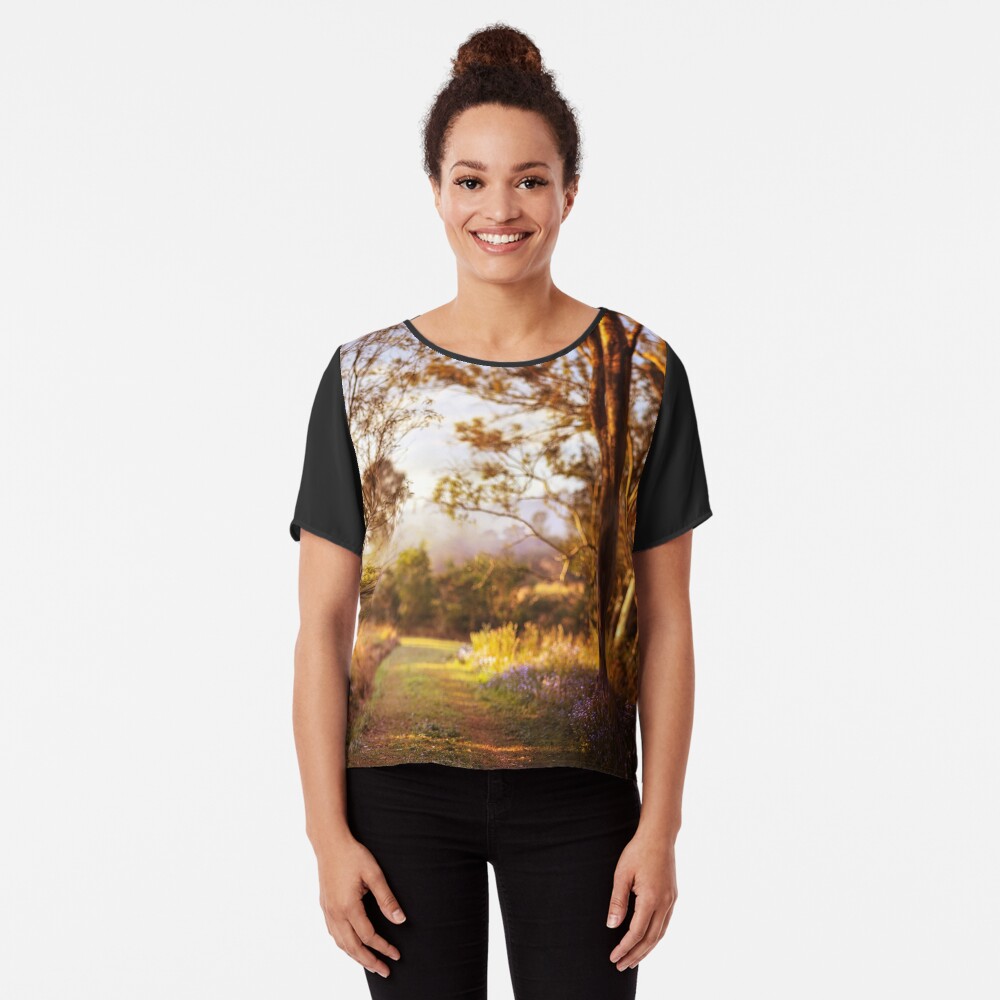 Morning is wonderful. Its only drawback is that it comes at such an inconvenient time of day. Chiffon Top