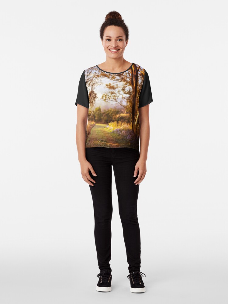 Alternate view of Morning is wonderful. Its only drawback is that it comes at such an inconvenient time of day. Chiffon Top