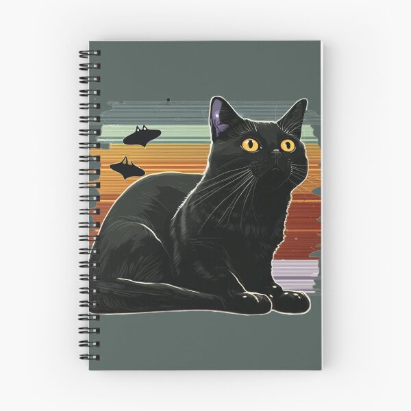 Artikelvorschau, UFO-Katzen-Retro-Design, Sci-Fi-Kunst, UFO-Katzen-Kunst entworfen und verkauft von Keni-shop.