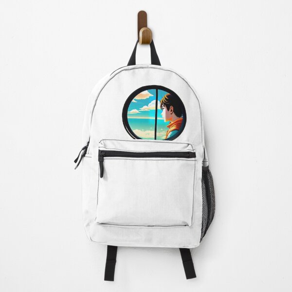Item preview, Backpacker Airplane Window Manga designed and sold by Parag's Travel Shop.