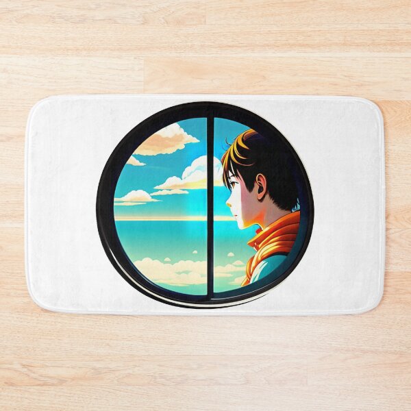 Item preview, Backpacker Airplane Window Manga designed and sold by Parag's Travel Shop.