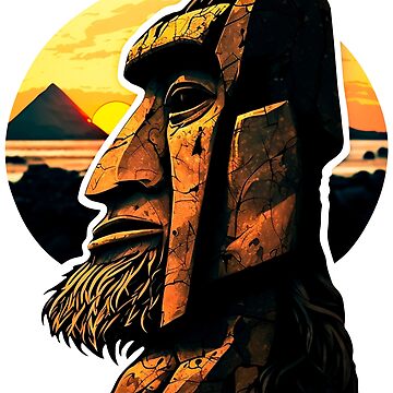 The Rock Moai Statue Funny Meme Dwayne Johnson Easter Island Greeting Card  for Sale by ArtfullyRad