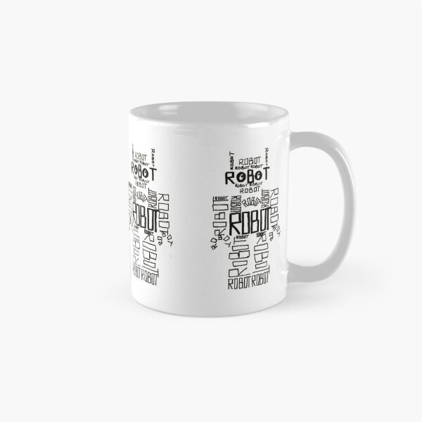 Item preview, Robot Calligram designed and sold by bluejacaranda.