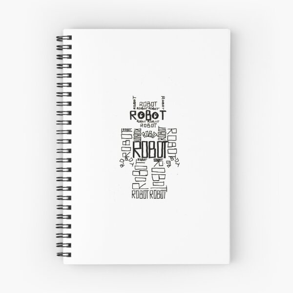 Item preview, Robot Calligram designed and sold by bluejacaranda.