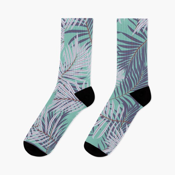 Item preview, Tropical seamless pattern with exotic palm leaves. Hawaiian style. designed and sold by Black4magic.