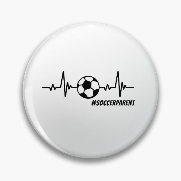 Item preview, Black Soccer Parent Heart Monitor Design designed and sold by Wanc Designs.