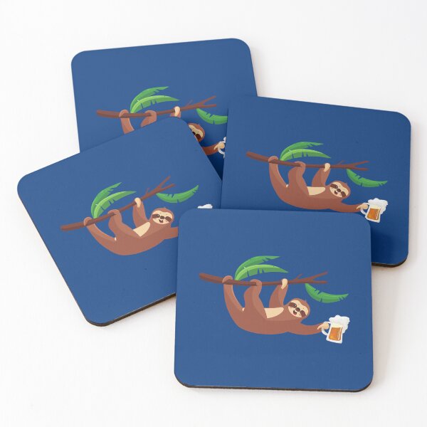Item preview, Sid the sloth Sloth drinks beer    designed and sold by laceywerner64.