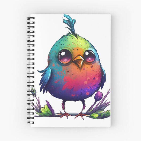 Item preview, Rainbow Birdie Brightly Colored Bird designed and sold by The Swedenborgian.
