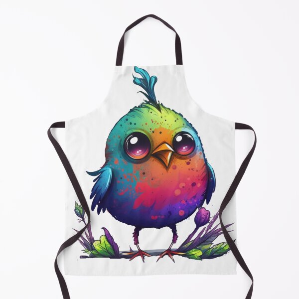 Item preview, Rainbow Birdie Brightly Colored Bird designed and sold by The Swedenborgian.