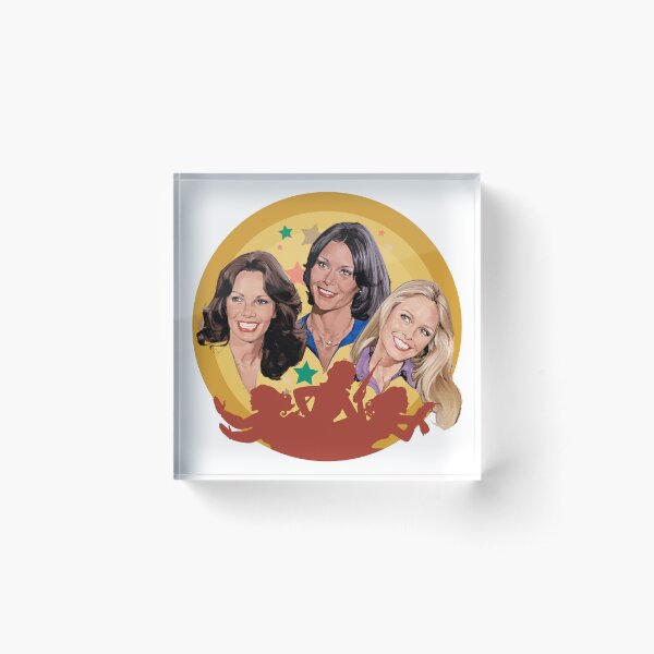 yellow angels Acrylic Block