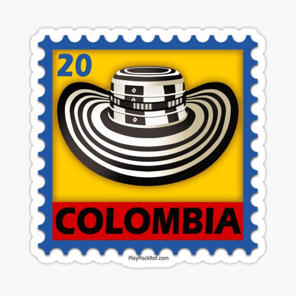 Item preview, Colombia Stamp designed and sold by PackRatGame.