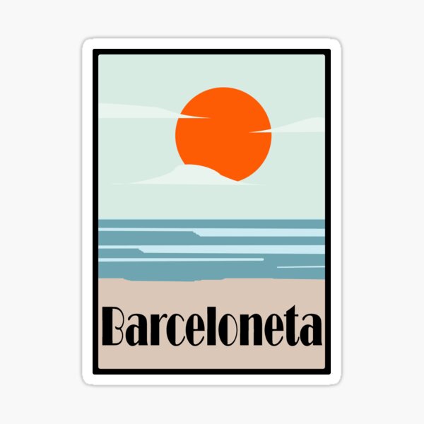 Item preview, barceloneta barcelona beach designed and sold by blankshirt.