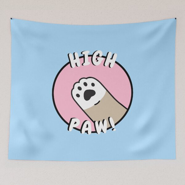Item preview, High Paw with Cute Siamese Cat Paw  designed and sold by quinellie.