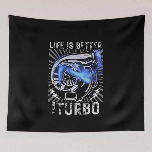 Item preview, Life Is Better With A Turbo Spooling Boosted Twin Turbo Boost Racing Cars Motorsports Supercharger Auto designed and sold by CarantinedChaos.