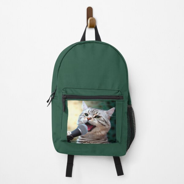 Item preview, Rock Star Cat Singing In A Microphone, Cat 8 designed and sold by LesTheArt.