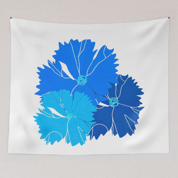Item preview, Simple Blue Flower. Floral Arts, flower art. Artwork Art, flower graphic designs designed and sold by PhotoCreationXP.