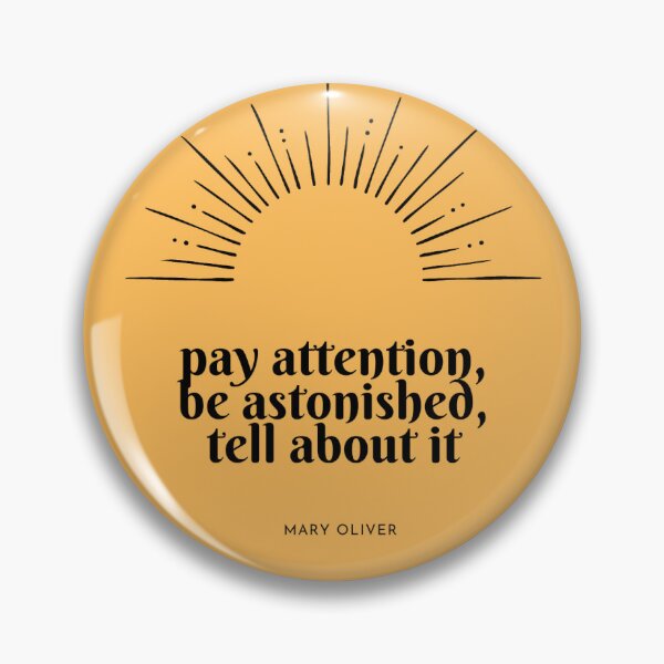 Item preview, Mary Oliver Instructions for Living a Life Poem designed and sold by poetrypal.