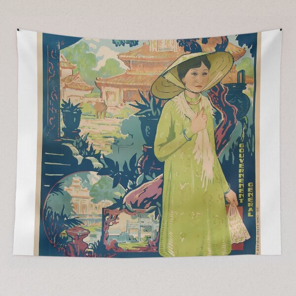 Item preview, Hue | Vietnam | Vintage Travel Poster designed and sold by Fab5Design.