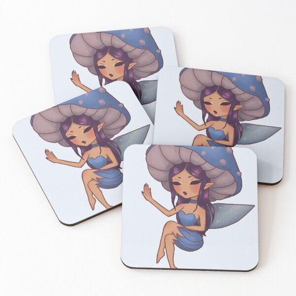Item preview, Mushroom Fairy Blue designed and sold by Jenna Wing-Hu.