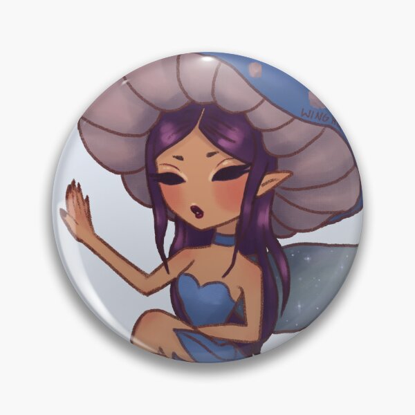 Item preview, Mushroom Fairy Blue designed and sold by Jenna Wing-Hu.