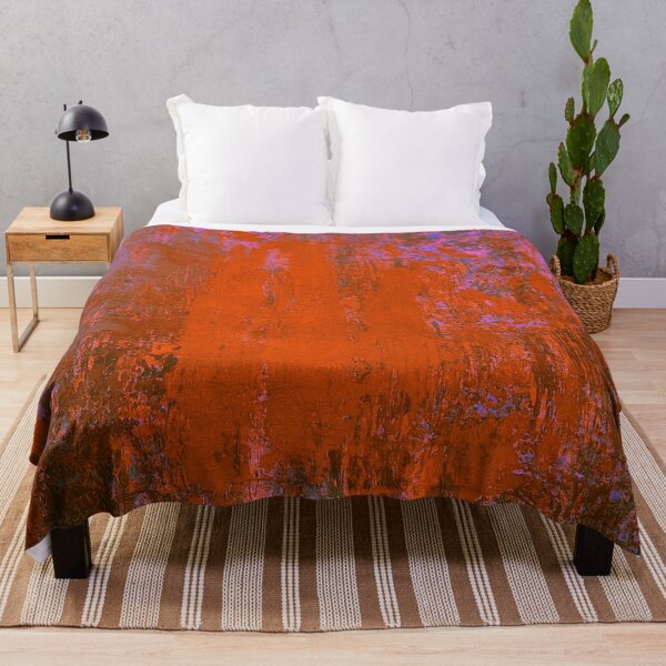 Item preview, In between (orangered, firebrick, mediumslateblue) designed and sold by ArtistSunny.