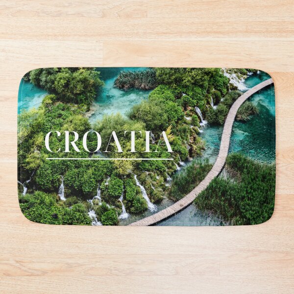 Item preview, Plitvice Lakes in Croatia Aerial View designed and sold by w-world-life-co.