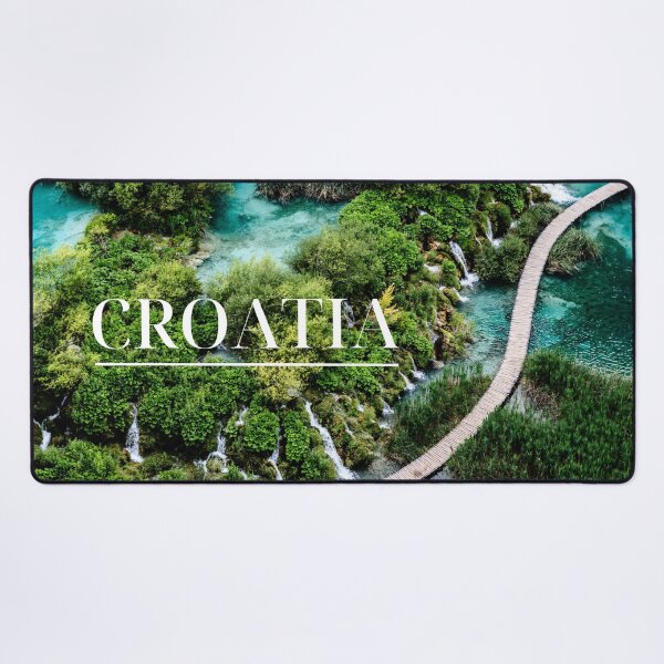 Item preview, Plitvice Lakes in Croatia Aerial View designed and sold by w-world-life-co.