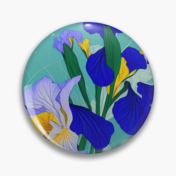 Item preview, Iris flower artwork  designed and sold by GroovyDino.
