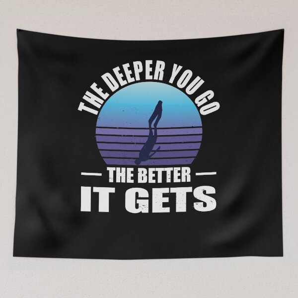Item preview, Freeediving Apnea Dive Free Dive Go Deeper designed and sold by Shirtey.