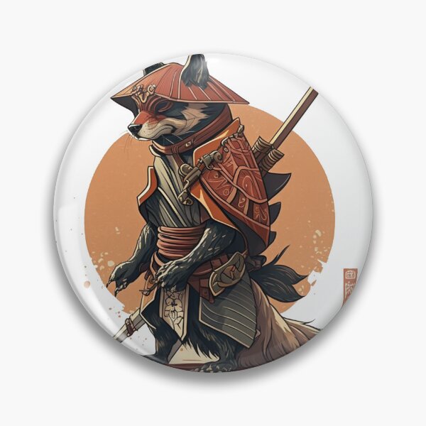 Item preview, Animated samurai dog designed and sold by AbdouClothing.
