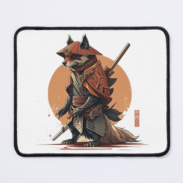 Item preview, Animated samurai dog designed and sold by AbdouClothing.