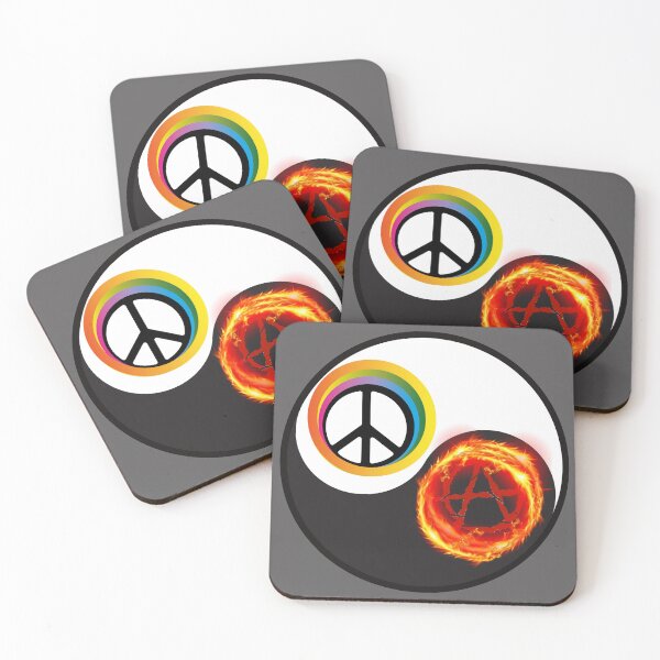 Item preview, Equal Parts Peace and Anarchy designed and sold by Vanessa Hogle.