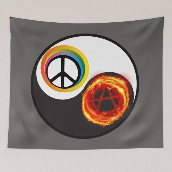 Item preview, Equal Parts Peace and Anarchy designed and sold by Vanessa Hogle.