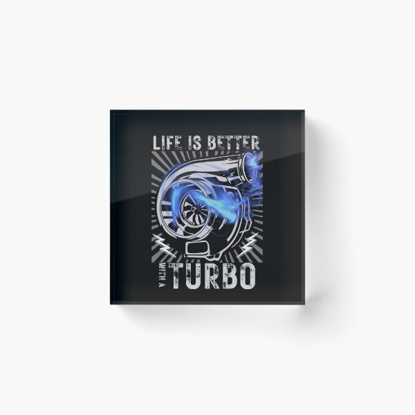 Item preview, Life Is Better With A Turbo Spooling Boosted Twin Turbo Boost Racing Cars Motorsports Supercharger Auto designed and sold by CarantinedChaos.