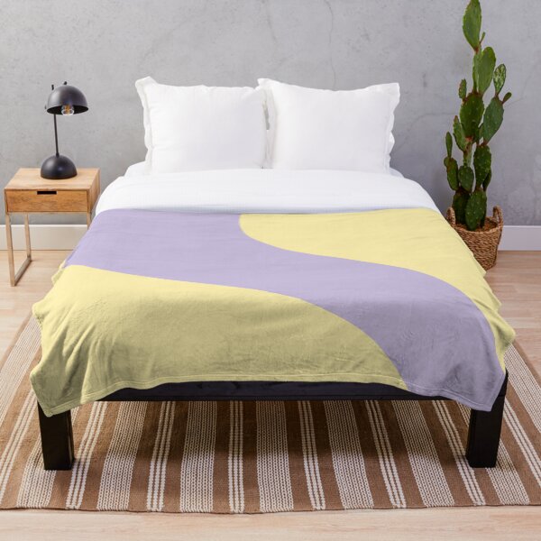 Item preview, Simple Waves - Pastel Yellow and Purple  designed and sold by LAEC-Shop.