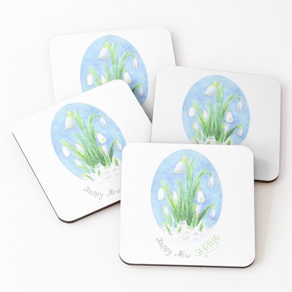 Item preview, Happy New Spring tender Snowdrops designed and sold by Wolshebnaja.