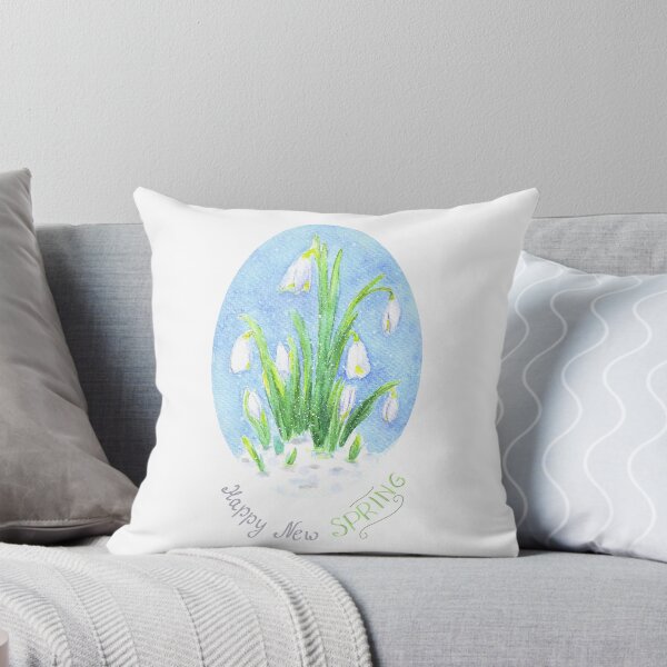 Item preview, Happy New Spring tender Snowdrops designed and sold by Wolshebnaja.