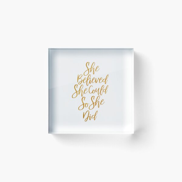 Item preview, She Believed she could so she did designed and sold by StudioRuiFaria.