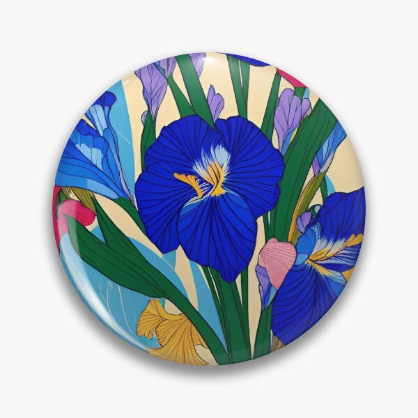 Item preview, Iris flower artwork  designed and sold by GroovyDino.