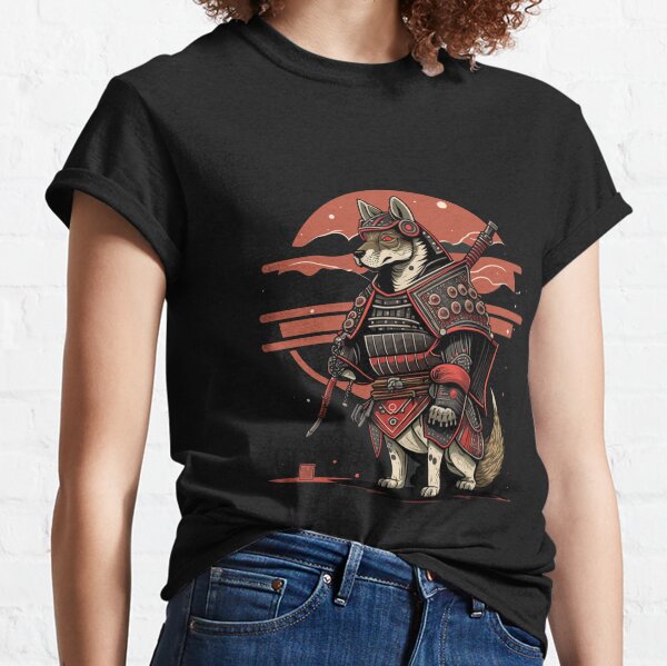 Animated samurai dog Classic T-Shirt