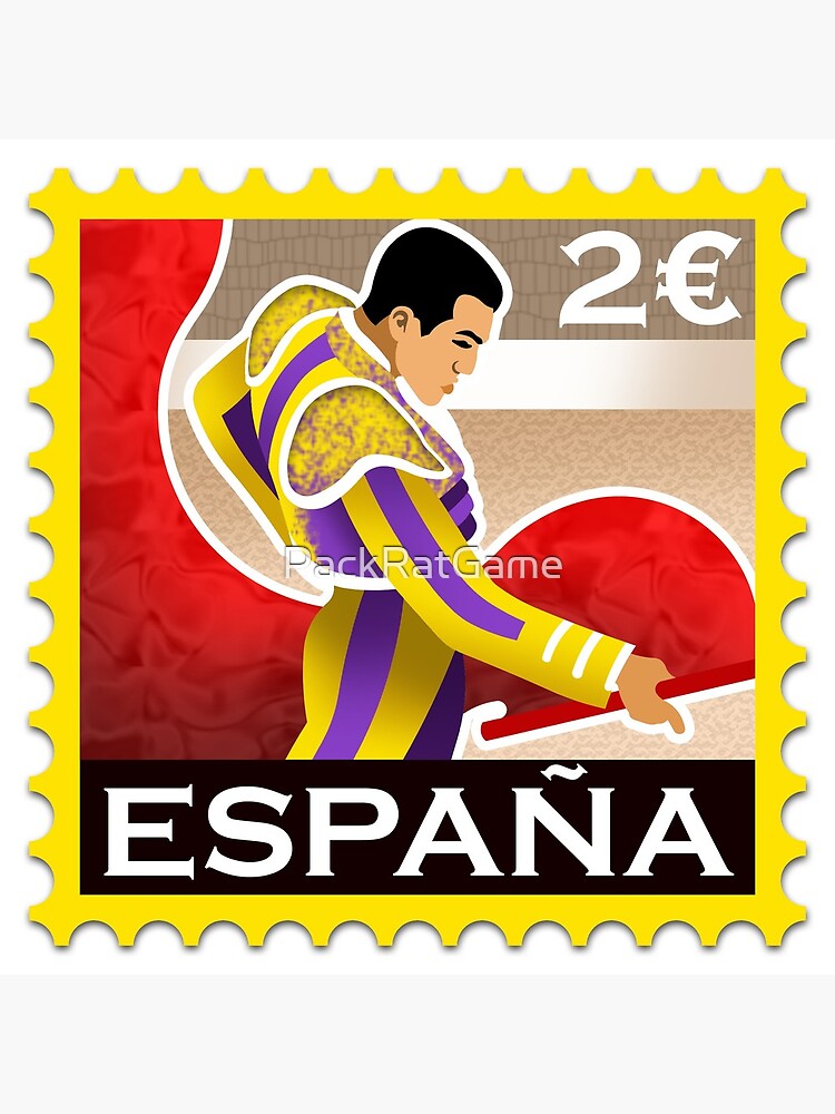 Spain Stamp Greeting Card