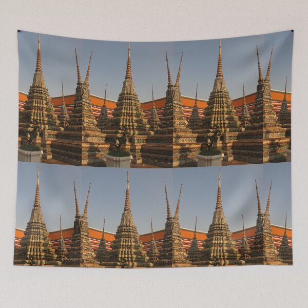 Item preview, A group of small stupa at Phra Chedi Rai in Wat Pho temple, Bangkok designed and sold by kall3bu.