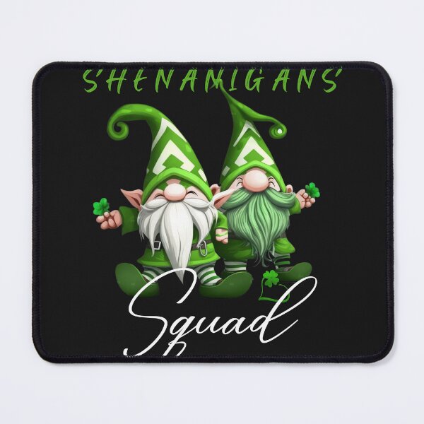Item preview, St Patrick's Day 2023 - Shenanigans Squad Gnomes Shamrock designed and sold by HSjem.