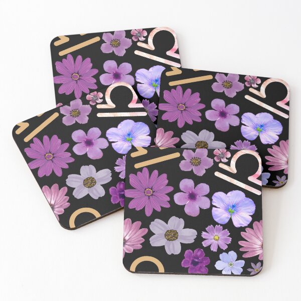 Item preview, Purple Flower Libra Pattern designed and sold by Hellofriendco.