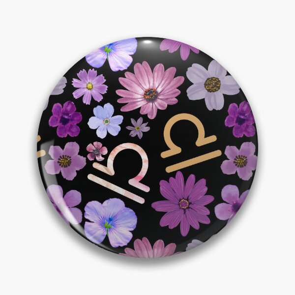 Item preview, Purple Flower Libra Pattern designed and sold by Hellofriendco.